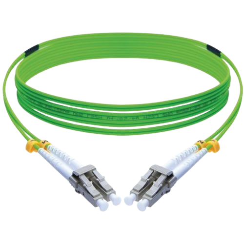 JARRETIERE OM3 CONNECTEUR LC VERS LC 2m BLEU