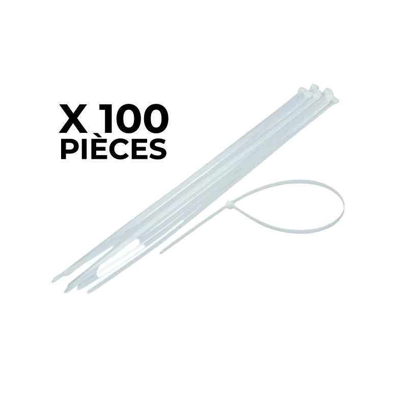 SERRE-CÂBLES 2.5*100MM White