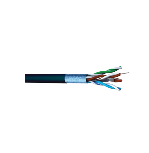 [CX64PE] CABLE RESEAU F/UTP CAT6 EXTERIEUR 500M BLANC