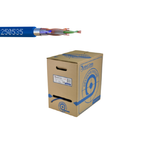 [250535-R3] CABLE RESEAU F/UTP CAT6 LSZH 305M BLEU 