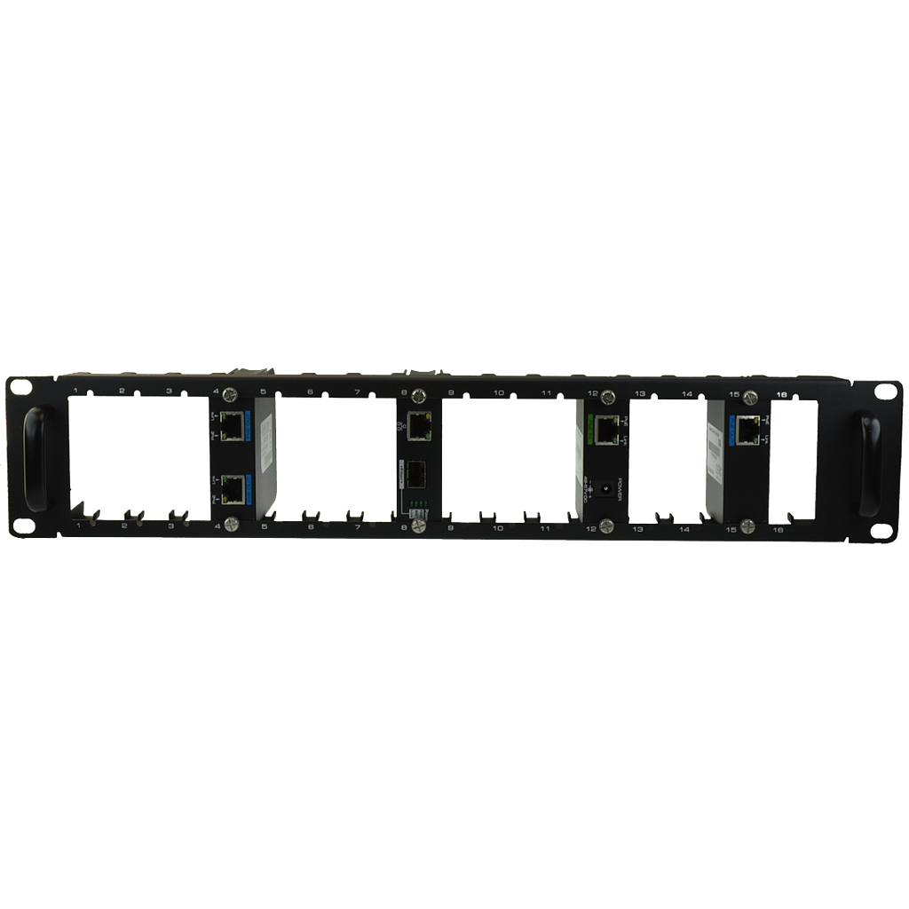 [S49005-B0] PANNEAU DE MONTAGE 16 MODULES B1