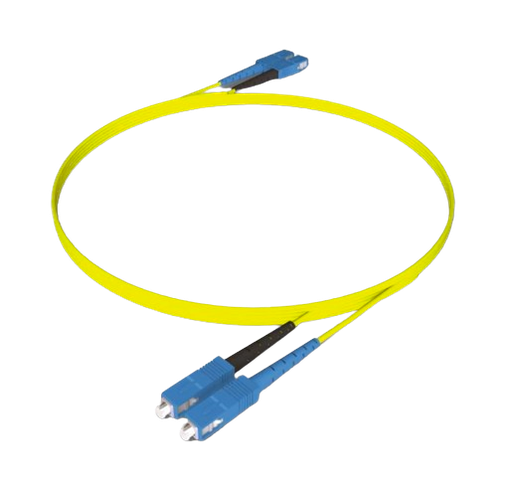 [TLCJFOS2/2M SC] JARRETIERE OM4 CONNECTEUR SC VERS SC BLEU