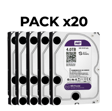 [WD43PURZ-Pack20] HDD4T WESTERN DIGITAL - Pack x10 (copier)