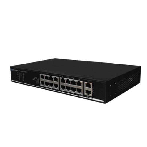 [TLSW2016-150] 16 Ports 100M PoE+ 2-Port 1000M RJ45 Ethernet Switch