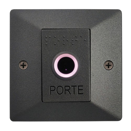 [R304-0104] Pack complet comprenant 1 bouton poussoir sans contact + 1 boitier encastrement + 1 boitier saillie - Finition anthracite