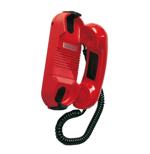 [210.3000] Combiné de sécurité rouge Poste CASI
